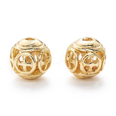 Alloy Hollow Beads X1-PALLOY-P238-11G-RS-1