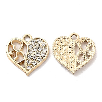 UV Plating Alloy Pendants ALRI-M020-27G-1
