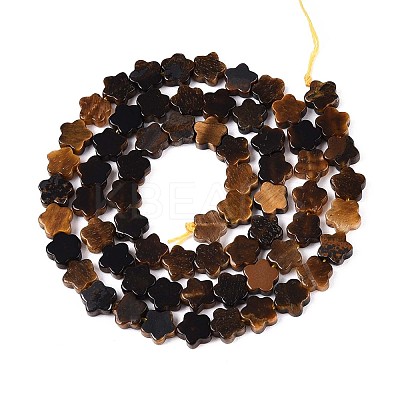 Natural Tiger Eye Beads Strands G-N257-24A-03-1
