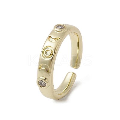 Brass Adjustable Rings RJEW-K257-88C-G-1