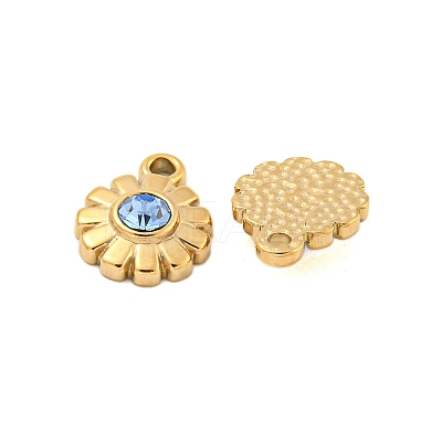 304 Stainless Steel Pendants STAS-L080-003G-04-1