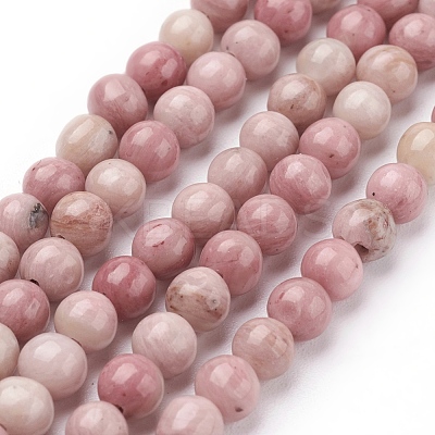 Natural Rhodonite Beads Strands X-G-G099-4mm-33-1
