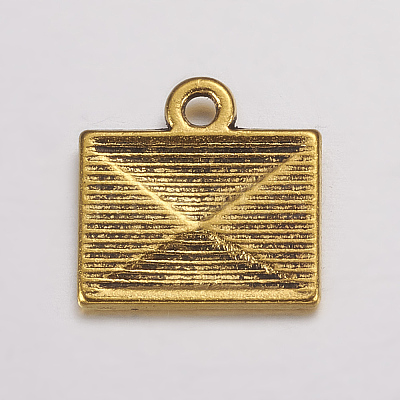 Tibetan Style Alloy Mail Charms LS-PALLOY-EA10712Y-AG-1