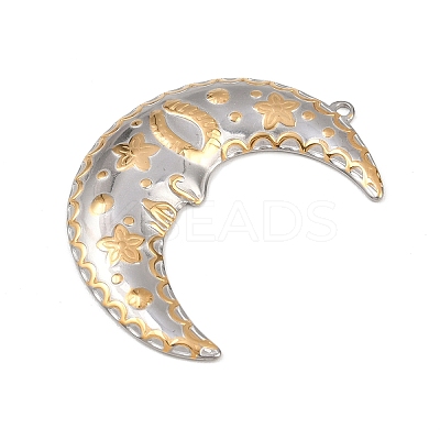 304 Stainless Steel Pendants X-STAS-P429-01B-A-1