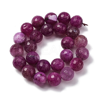 Natural Dragon Veins Agate(Dyed & Heated) Beads Strands G-K390-A10-01-1