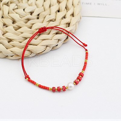 New Colorful Beaded Bracelet Sweet and Cute Girl Style Adjustable Imitation Pearl Bracelet Versatile Bracelet AR4716-1-1