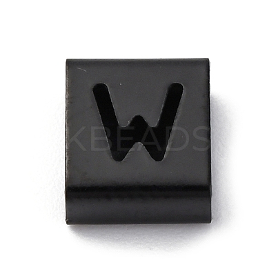 Ion Plating(IP) 304 Stainless Steel Square Slide Charms STAS-L132-05W-B-1