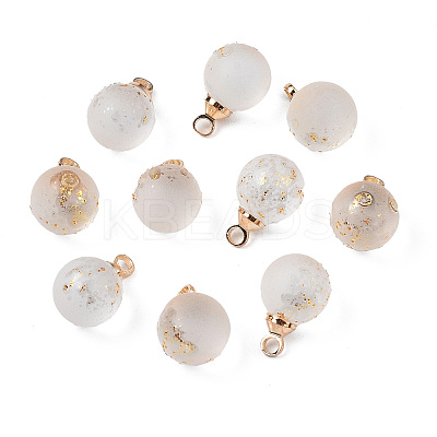 Transparent Spray Painted Glass Pendants LS-GLAA-N035-020A-B01-1