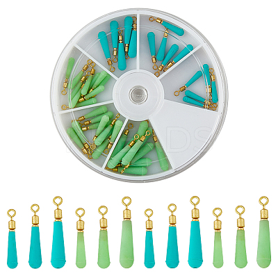 45Pcs 6 Style Silicone Fishing Floats AJEW-FH0004-03-1