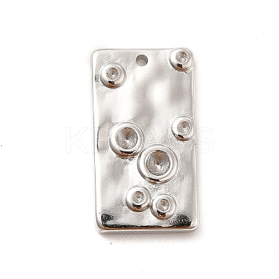 Non-Tarnish 304 Stainless Steel Pendant Rhinestone Settings STAS-F282-16P-1