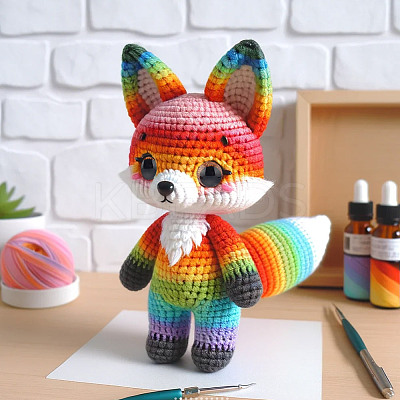 32 Sets 8 Colors Glitter Plastic Craft Doll Eyes KY-HY0001-13B-1