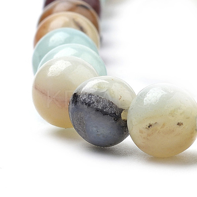 Natural Flower Amazonite Beads Strands X-G-S259-13-10mm-1
