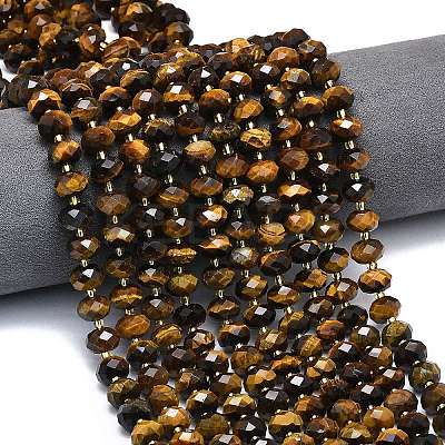 Natural Tiger Eye Beads Strands G-P573-A60-01-1