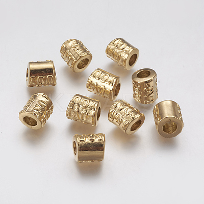 Ion Plating(IP) 304 Stainless Steel European Beads STAS-J022-058G-1
