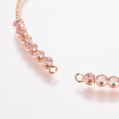 Brass Chain Bracelet Making MAK-P007-03-03RG-1