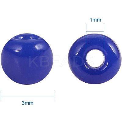 8/0 Round Glass Seed Beads SEED-PH0005-02-1