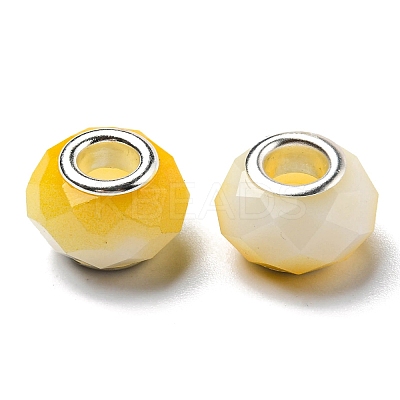 Glass European Beads GPDL-I001-01B-1