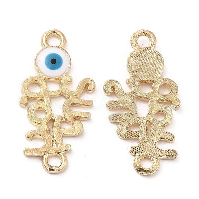 Alloy Enamel Connector Charms ENAM-Z006-05KCG-1