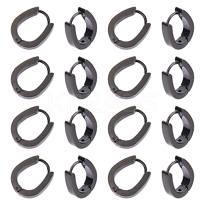 10 Pairs 304 Stainless Steel Hoop Earrings EJEW-UN0001-73-1