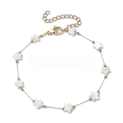 316 Stainless Steel Paperclip Chains Anklets AJEW-AN00620-1