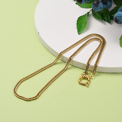 304 Stainless Steel Diamond Cut Chunky Curb Chains NJEW-JN03213-01-1