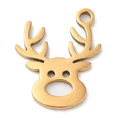 Christmas 201 Stainless Steel Pendants LS-STAS-D053-07G-1