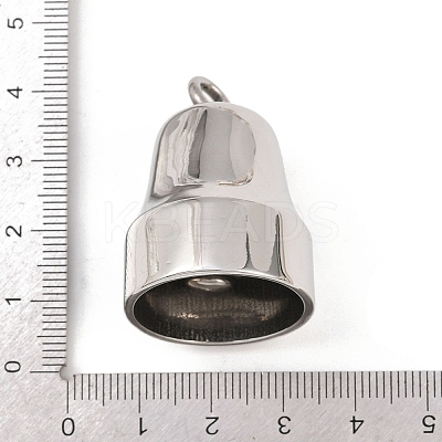 304 Stainless Steel Bell Pendants STAS-Z171-21P-1