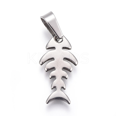 Tarnish Resistant 304 Stainless Steel Pendants STAS-I096-15P-1