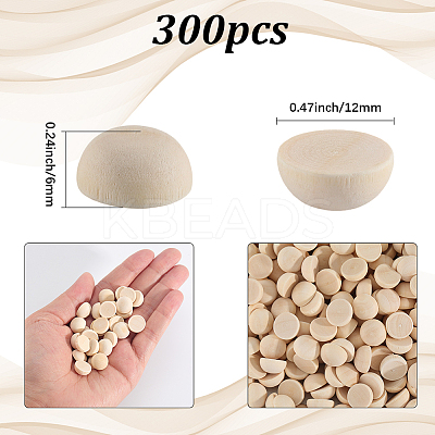 Unfinished Natural Wood Cabochons WOOD-SP0001-55C-1