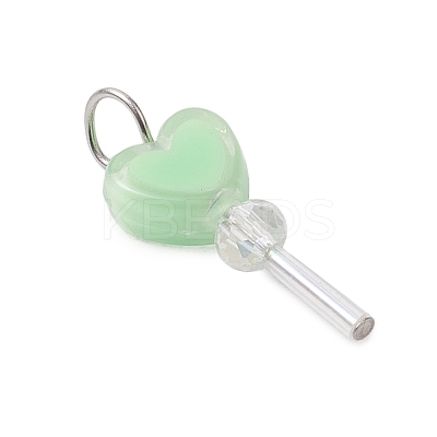 Acrylic & Glass Pendants PALLOY-JF03521-01-1