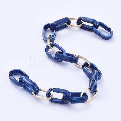 Handmade Paperclip Chains AJEW-JB00606-01-1