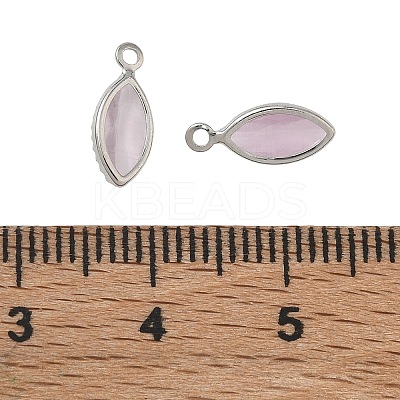 Brass & Cat Eye Pendants CE-CBA3C0B-01P-1