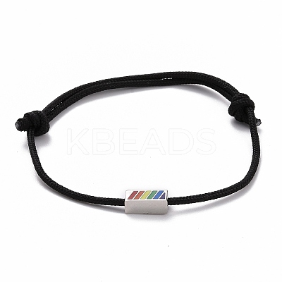 Rainbow Pride Bracelet LS-BJEW-F419-13B-1