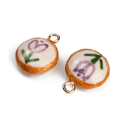 Handmade Porcelain with Brass Pendants PR-CBAB520-04G-1