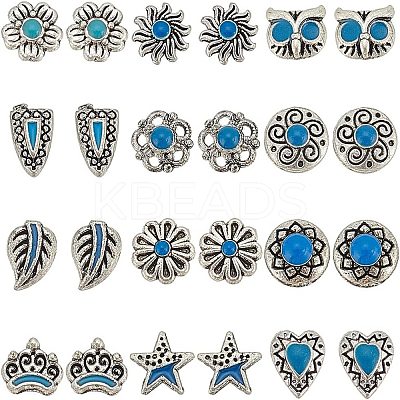 7Pcs 7 Colors Brass Cubic Zirconia Pendants KK-DR0001-03-1