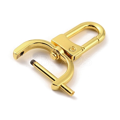 Zinc Alloy Swivel Lobster Claw Clasps FIND-WH0145-85C-G-1