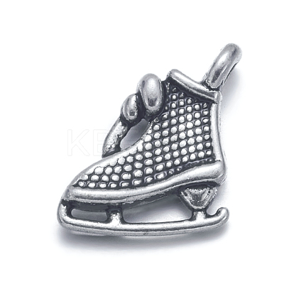 Tibetan Style Alloy Sport Pendants TIBEP-A100859-S-FF-1