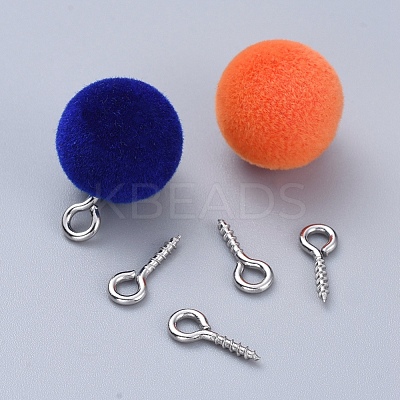 Tarnish Resistant 304 Stainless Steel Screw Eye Pin Peg Bails STAS-K171-52P-10x4mm-1
