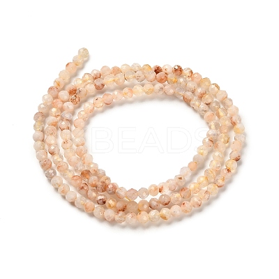 Heated Natural Citrine Beads Strands LS-G-RM2025-05B-2mm-1