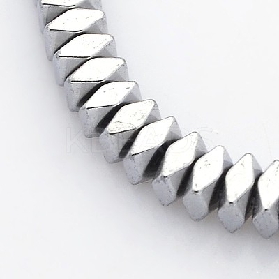 Electroplate Non-magnetic Synthetic Hematite Beads Strands G-J224B-08-1