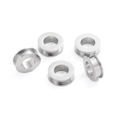 201 Stainless Steel European Bead Cores STAS-G231-06P-1