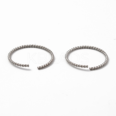 Non-Tarnish 304 Stainless Steel Open Jump Rings STAS-L262-36G-P-1