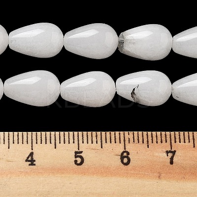 Natural White Jade Beads Strands G-B106-A31-02-1