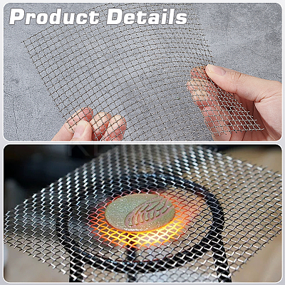 304 Stainless Steel Aquatic Plant Repellent Sheet AJEW-WH0248-606-1
