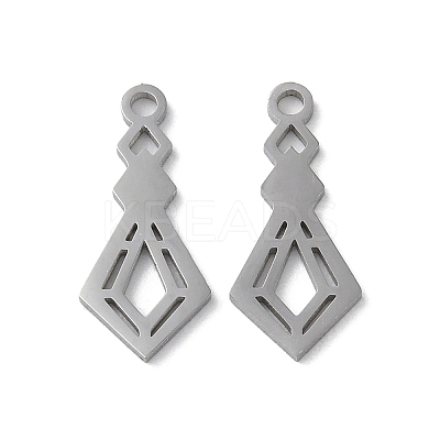 Non-Tarnish 304 Stainless Steel Pendants STAS-F300-12P-1