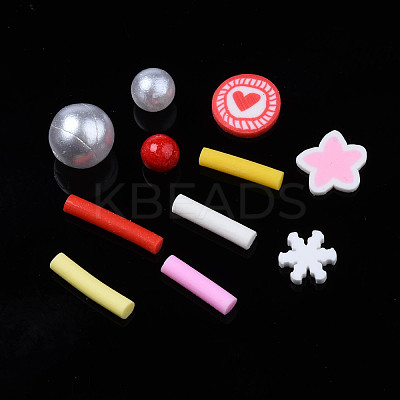 Handmade Polymer Clay Cabochons CLAY-N006-83-1