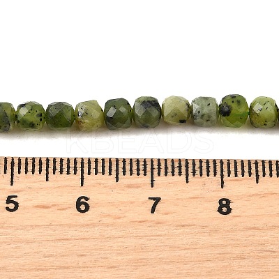 Natural Canadian Jade Beads Strands G-G259-C04-4x4mm-1