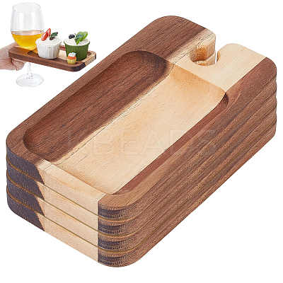 Wood Wine Glass Storage Tray Decoration DIY-WH0899-58-1