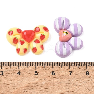 Opaque Resin Cabochons CRES-A063-04-1