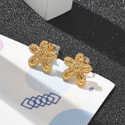 304 Stainless Steel Stud Earrings for Women STAS-Z117-12G-1